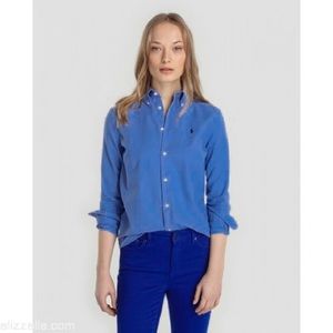 NWOT Ralph Lauren Blue Button Up Shirt